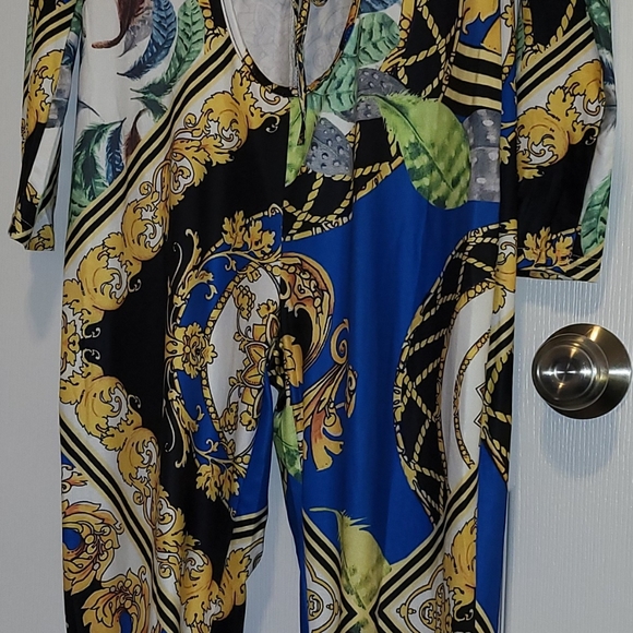 Open Front Long Sleeve Jumpsuit (NWOT) - Picture 3 of 4